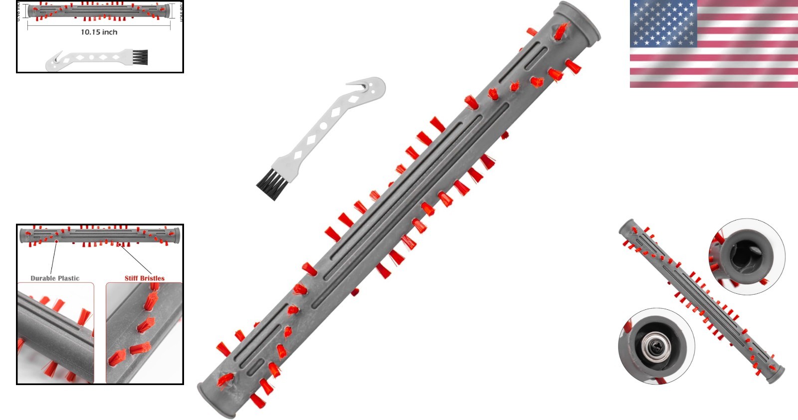 Dyson Replacement Brush Roller Set for DC24 Models – Easy Install & Quiet Clean