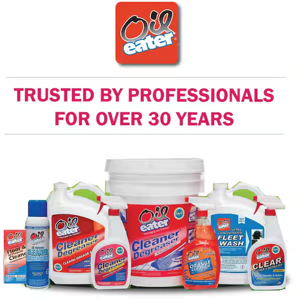 Oil Eater Cleaner Degreaser 1 Gal Color Safe Non Corrosive Concentrated Liquid