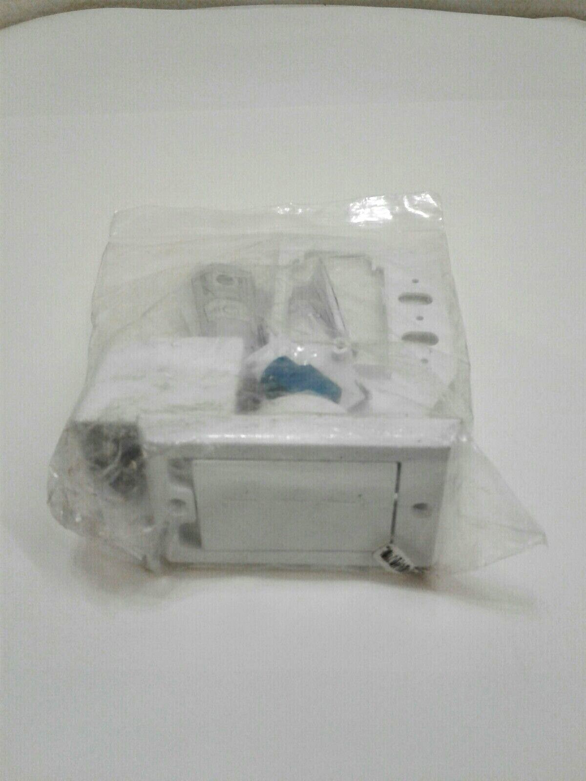 Vaculine Square Door Super Valve 791790W Reversible Flange White 120V