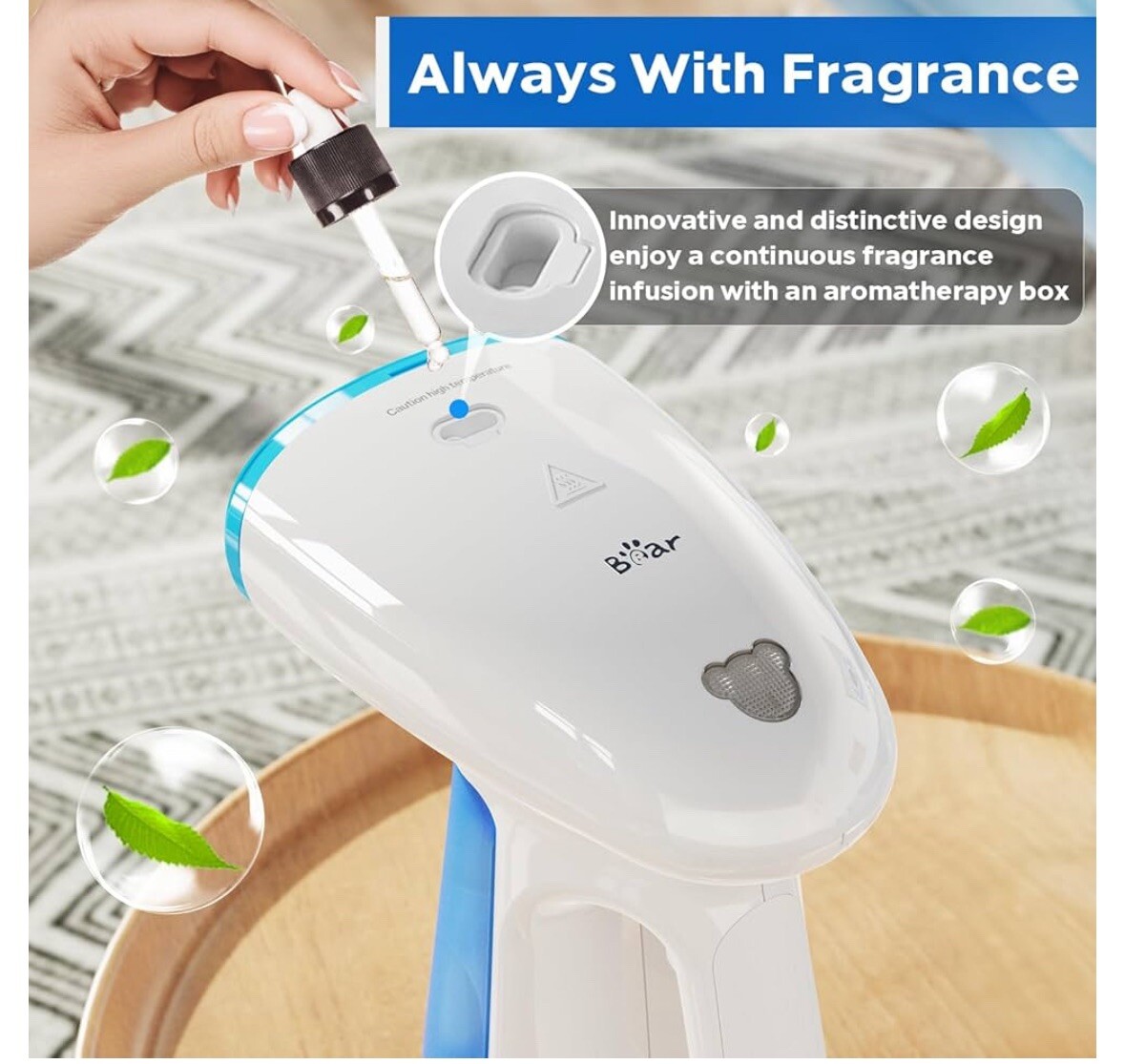 Steamer for Clothes, 1300W Powerful Steamer Fast-Heating Handheld