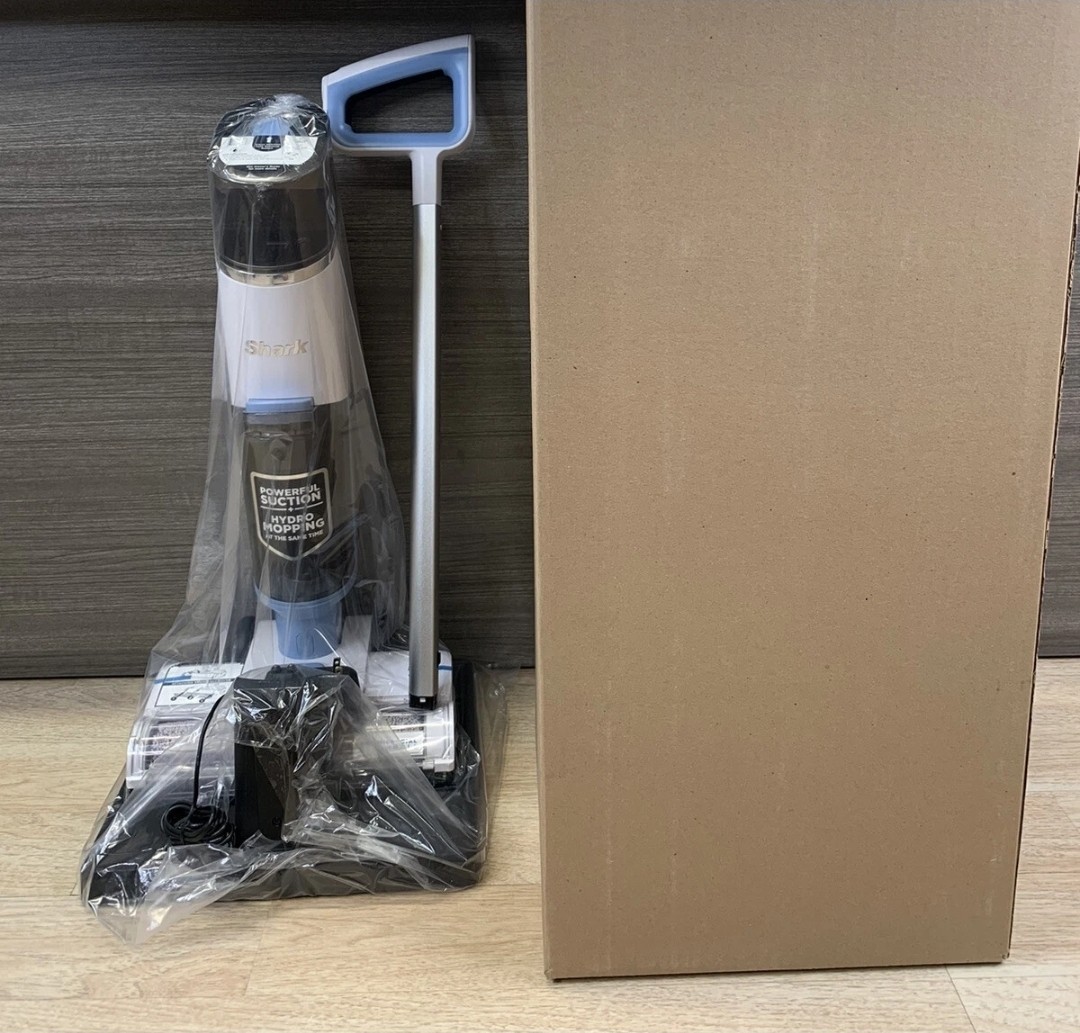Shark HydroVac 3-in-1 Vacuum Mop – Pure Water (WD201) New In Box