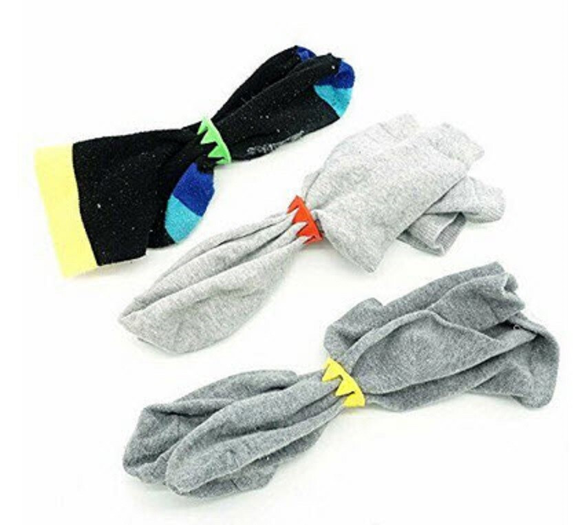 20 PCS SOCK HOLDERS RING CLIPS STOCKING ORGANIZER FOR WASHING & SORTING SOCKS