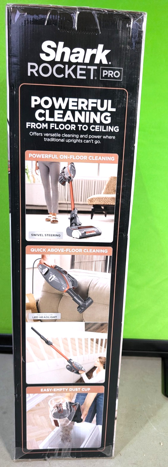 SHARK ROCKET PRO STICK bagless swivel VACUUM CLEANER odor neutralizer tech