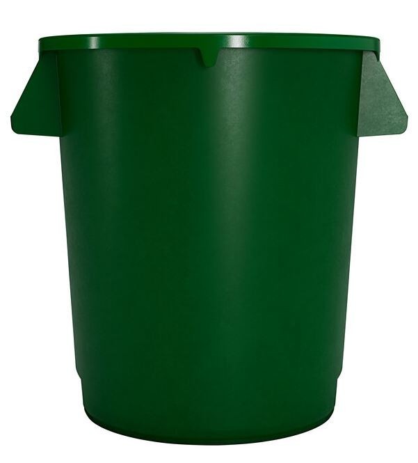 10 Gallon Commercial Trash Can – Food Grade, NSF Listed, Heavy Duty, 6-Blen