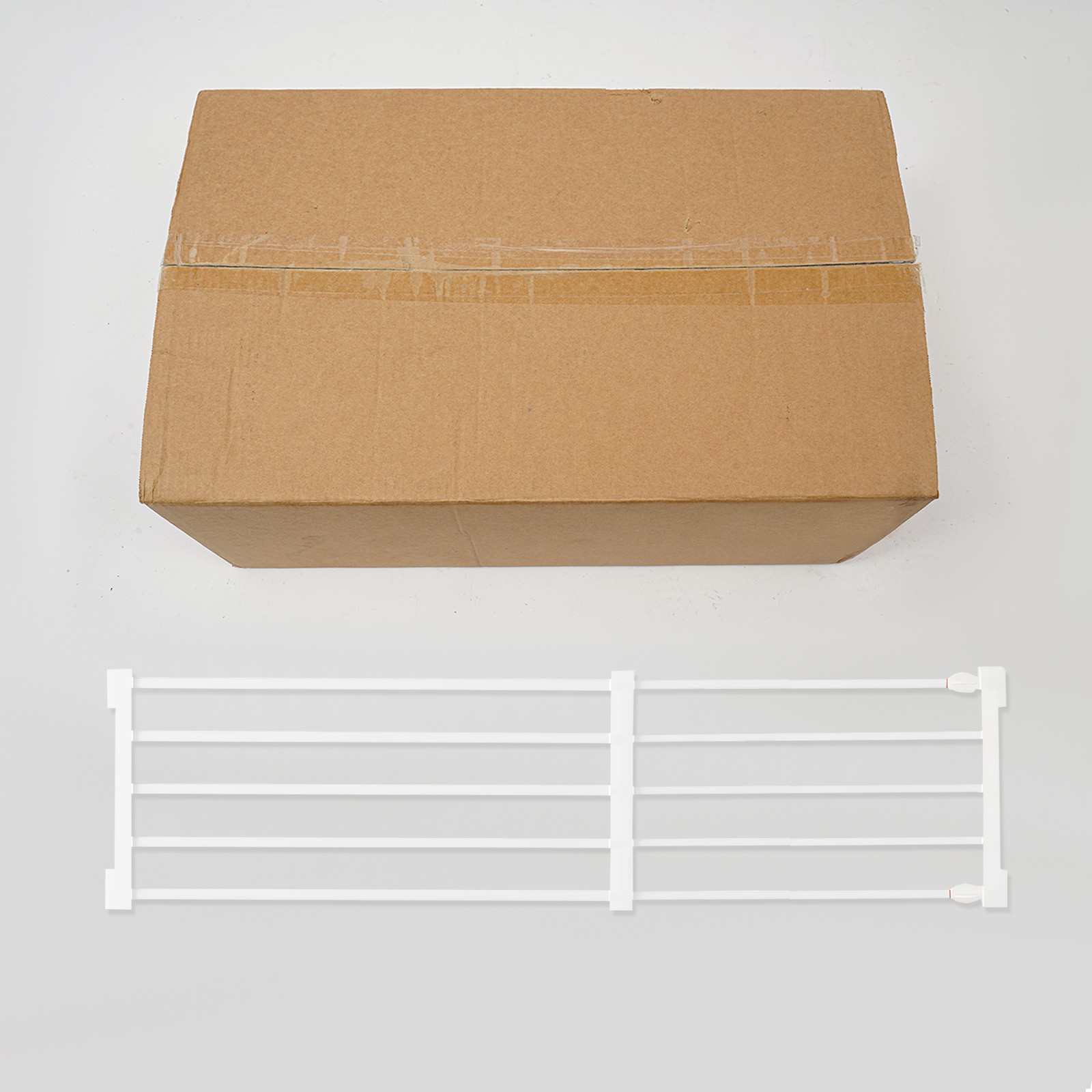 Expandable Closet Tension Shelf 19.69-31.5in Adjustable Wardrobe Divider Storage