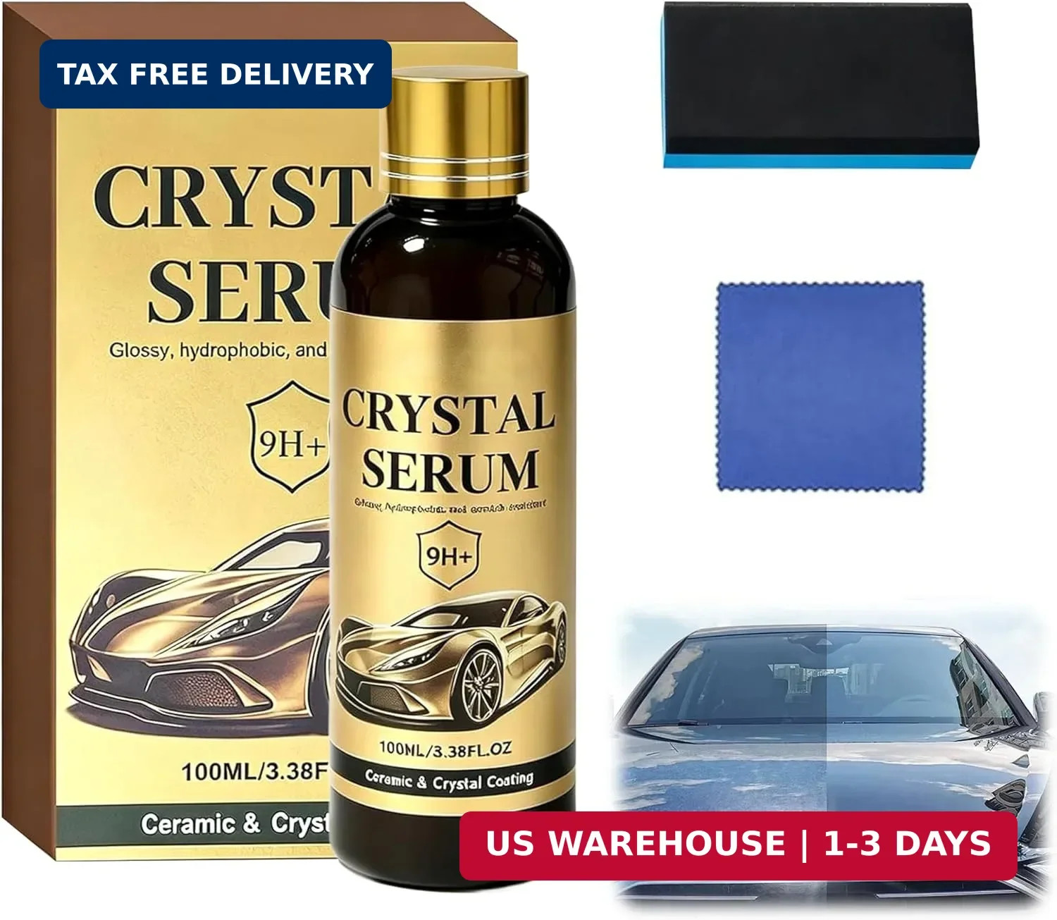 100ML Crystal Serum，New Ceramic Coating for Cars，Advanced Graphene Ceramic Coati