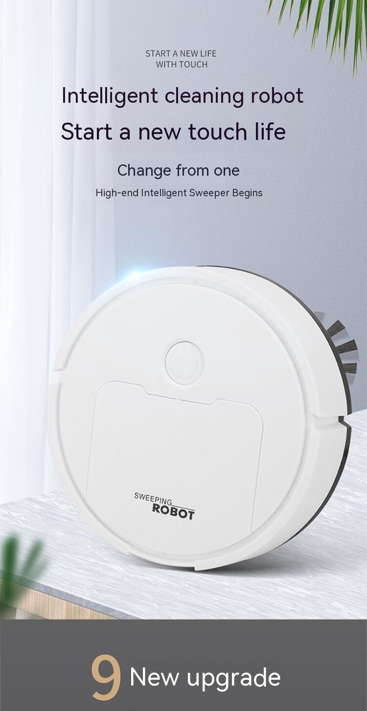 Mini Intelligent Robot Vacuum Sweeper- 40 min Running Time