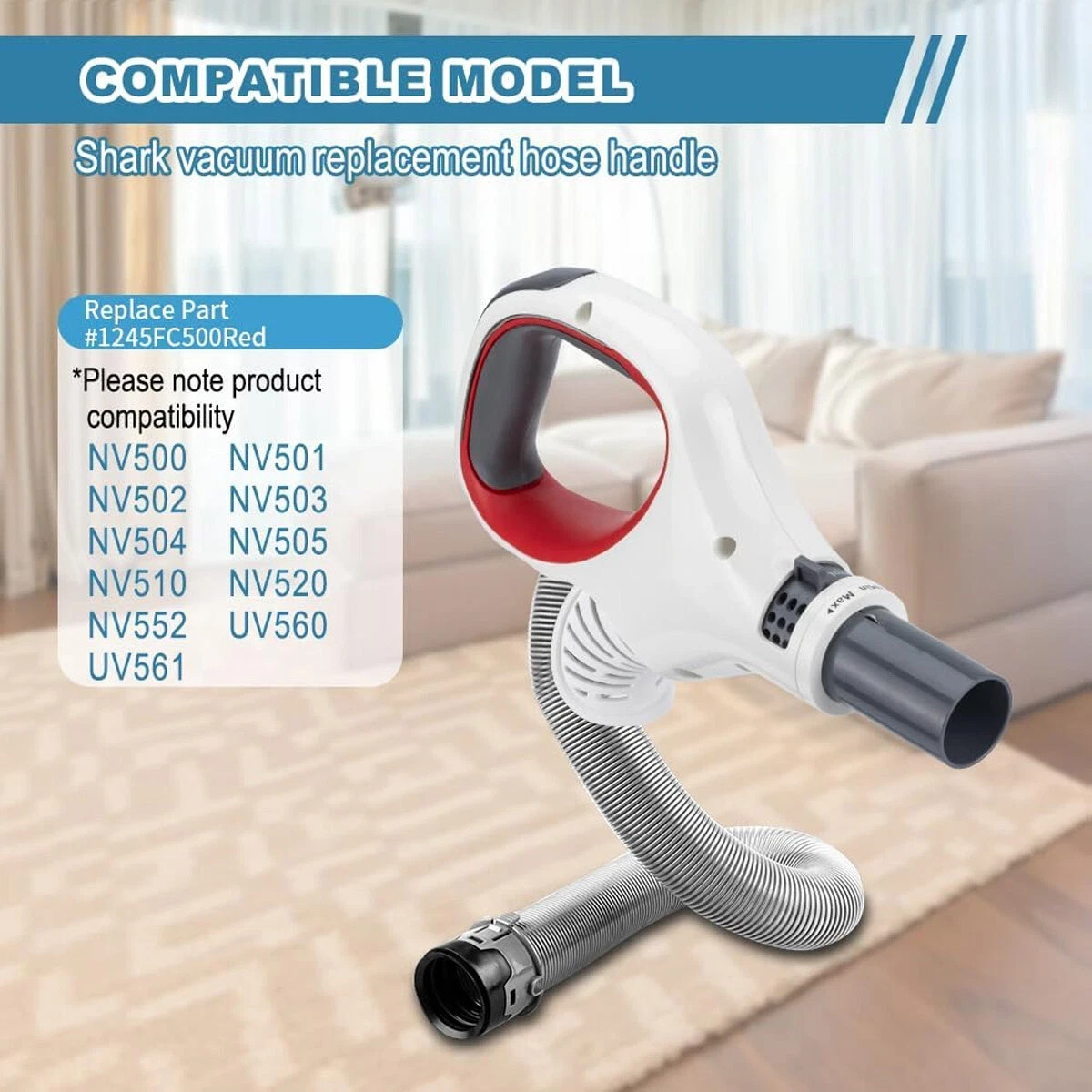 Replacement Hose Handle for shark UV560 UV560-26 UV560-31 UV561