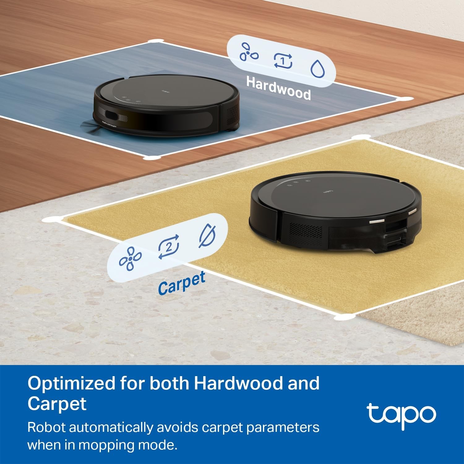 6000Pa Robot Vacuum Mop 3.5L Self Empty Station LiDAR 180min APP Remote Control