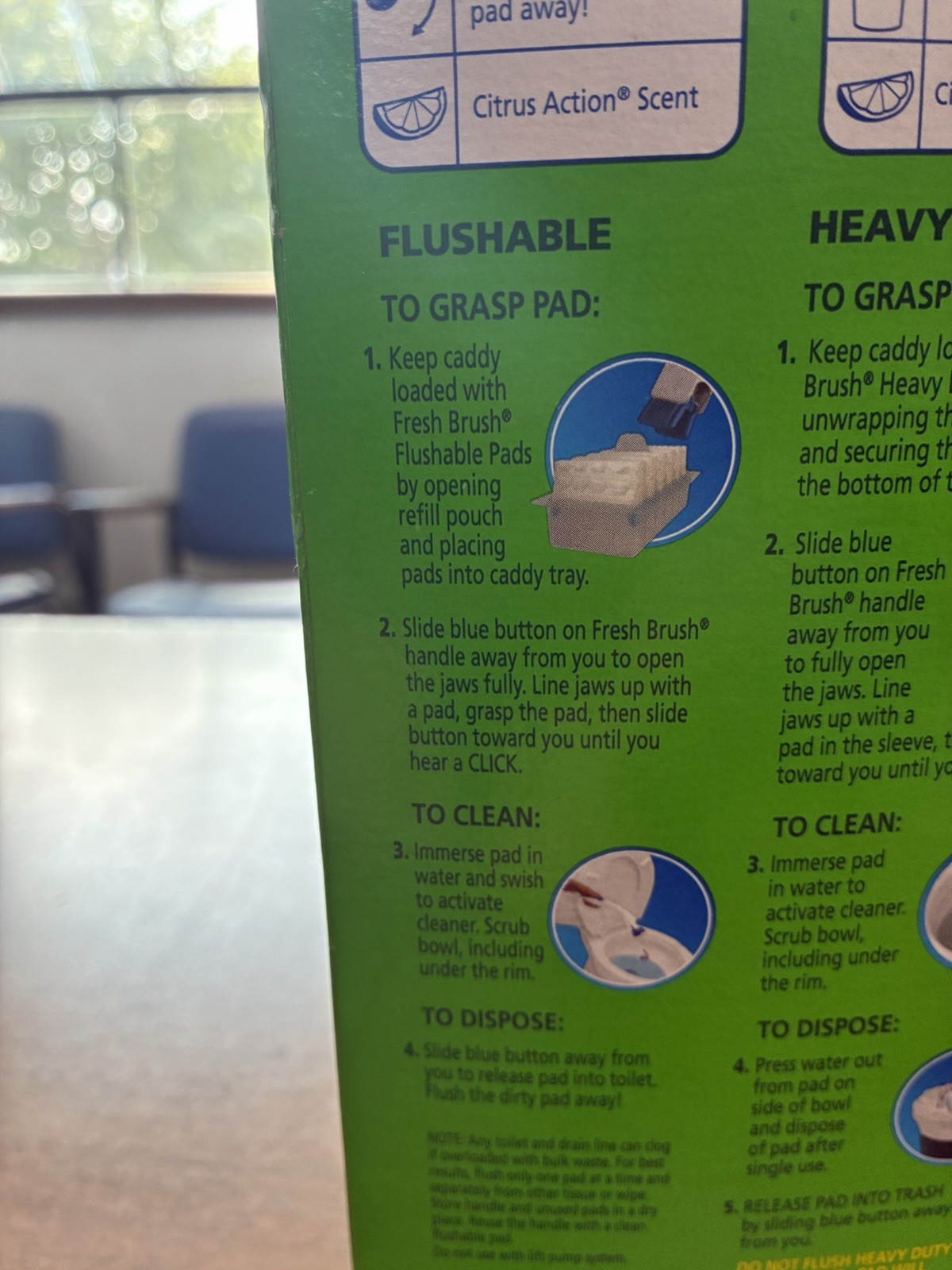 Scrubbing Bubbles Fresh Brush Starter Kit/Caddy 2 Toilet Cleaning Pads 4-in-1