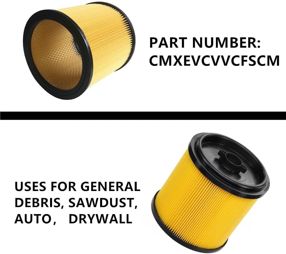 2 PACK standard cartridge vacuum HEPA filter CMXEVCVVCFSCM compatible