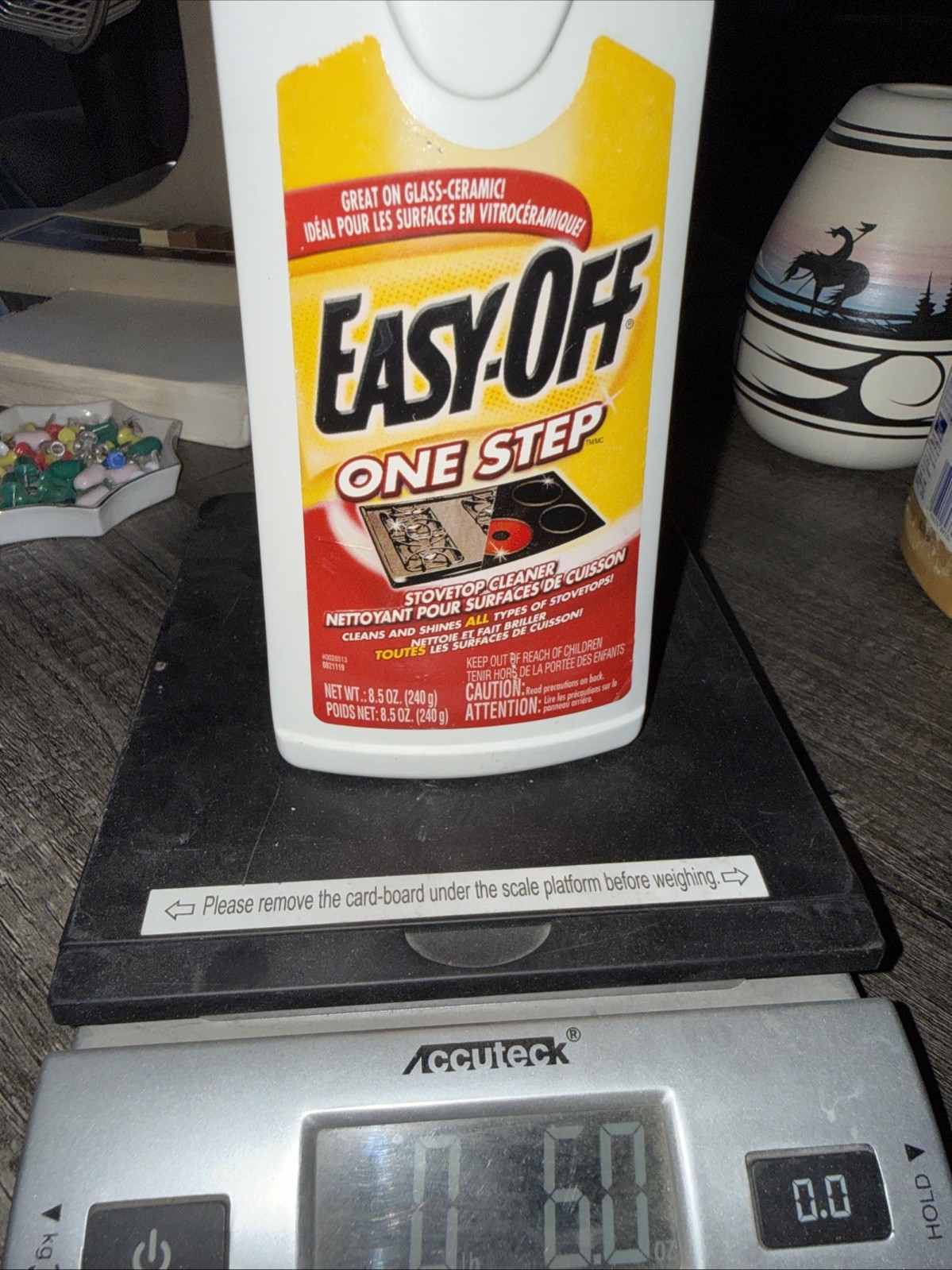 Easy-Off Cooktop Stove Cleaner 8.5 oz glass ceramic stoves ranges 2003 50% Full