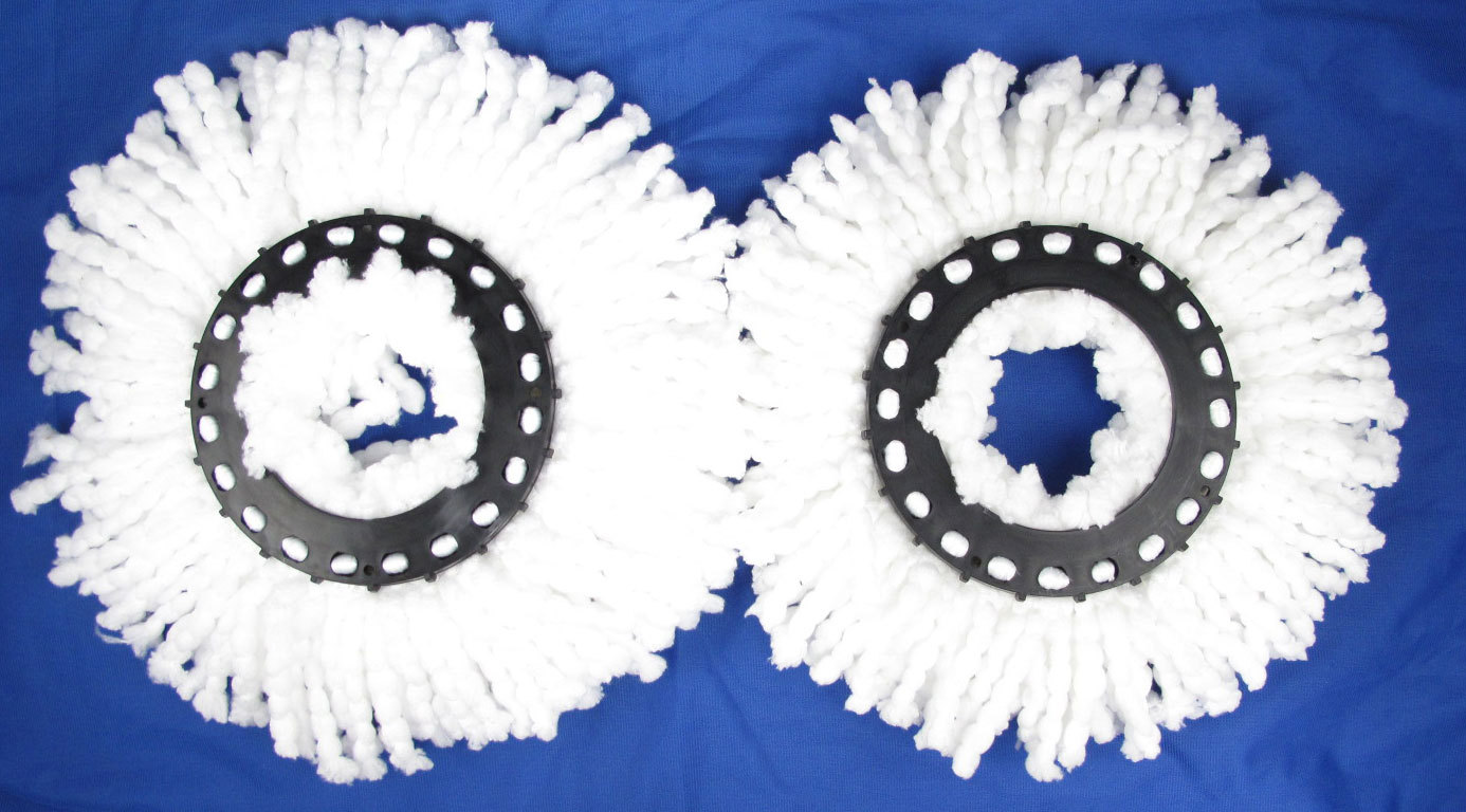 4 NEW Replacement Microfiber Mop Head Refill For Hurricane Magic Mop 360° Spin