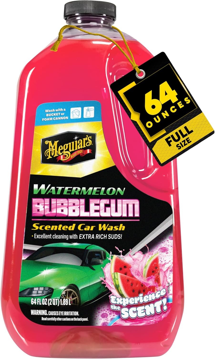 Watermelon Bubblegum Scented Car Wash – Use This Advanced Car Wash Soap in a Fo