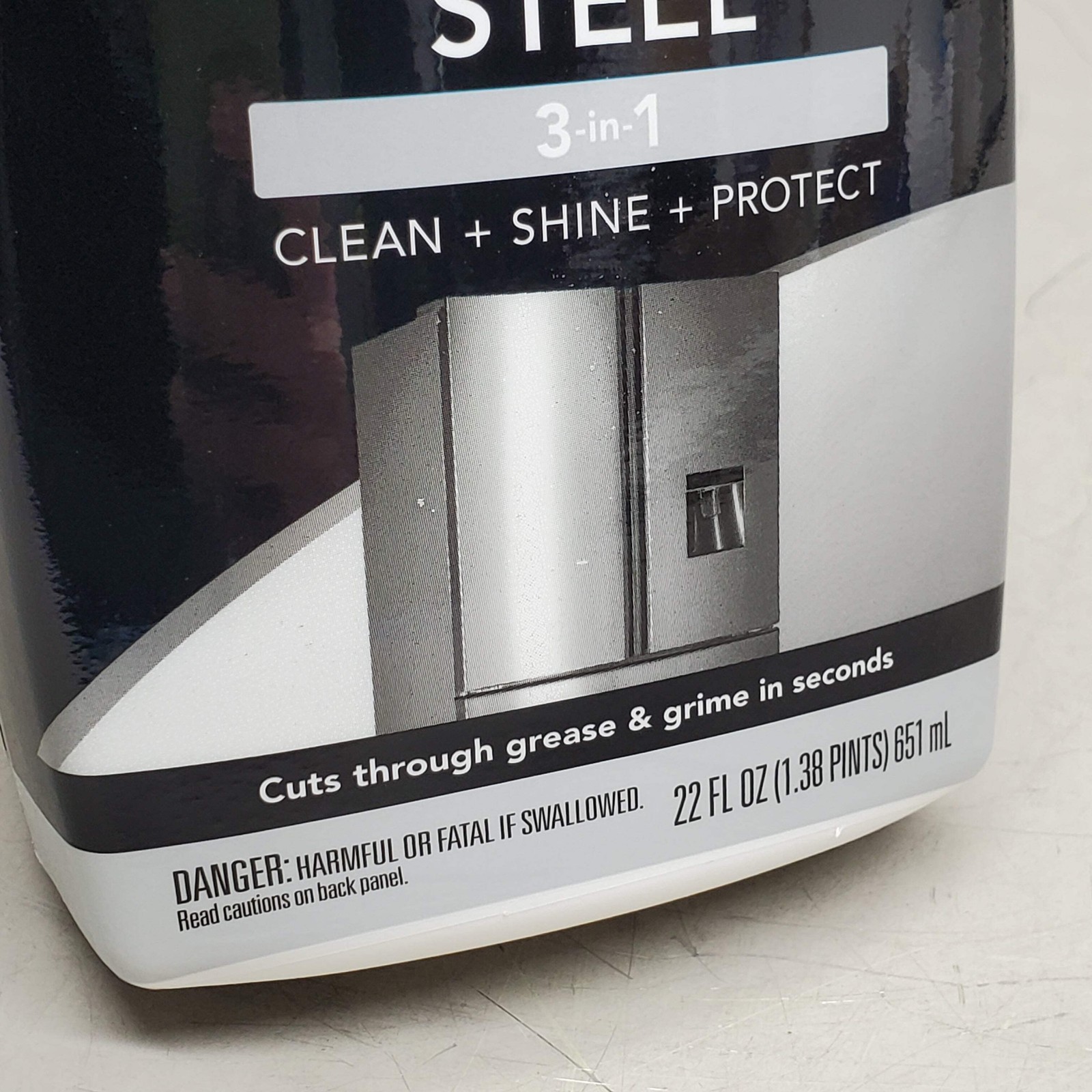 WEIMAN (2 Pack) Stainless Steel 3 in 1 Clean Shine Protect Cleaner 22 fl oz 108A