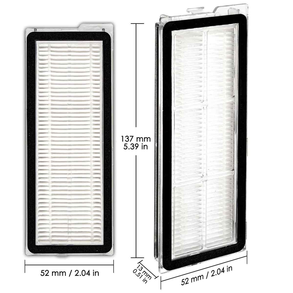 Washable Filter for Roborock Qrevo MaxV Qrevo S Qrevo Plus Robot Vacuum Cleaner
