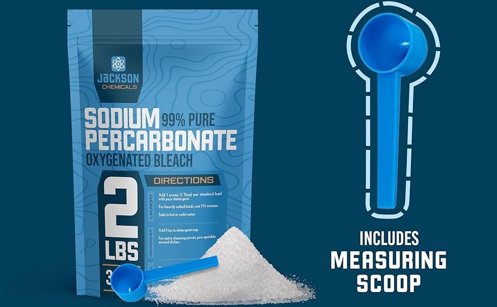 Sodium Percarbonate (2 lbs) with measuring spoon