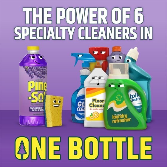 Pine-Sol Multi-Surface Floor Cleaner, Lavender Clean, 60 Fluid Ounces