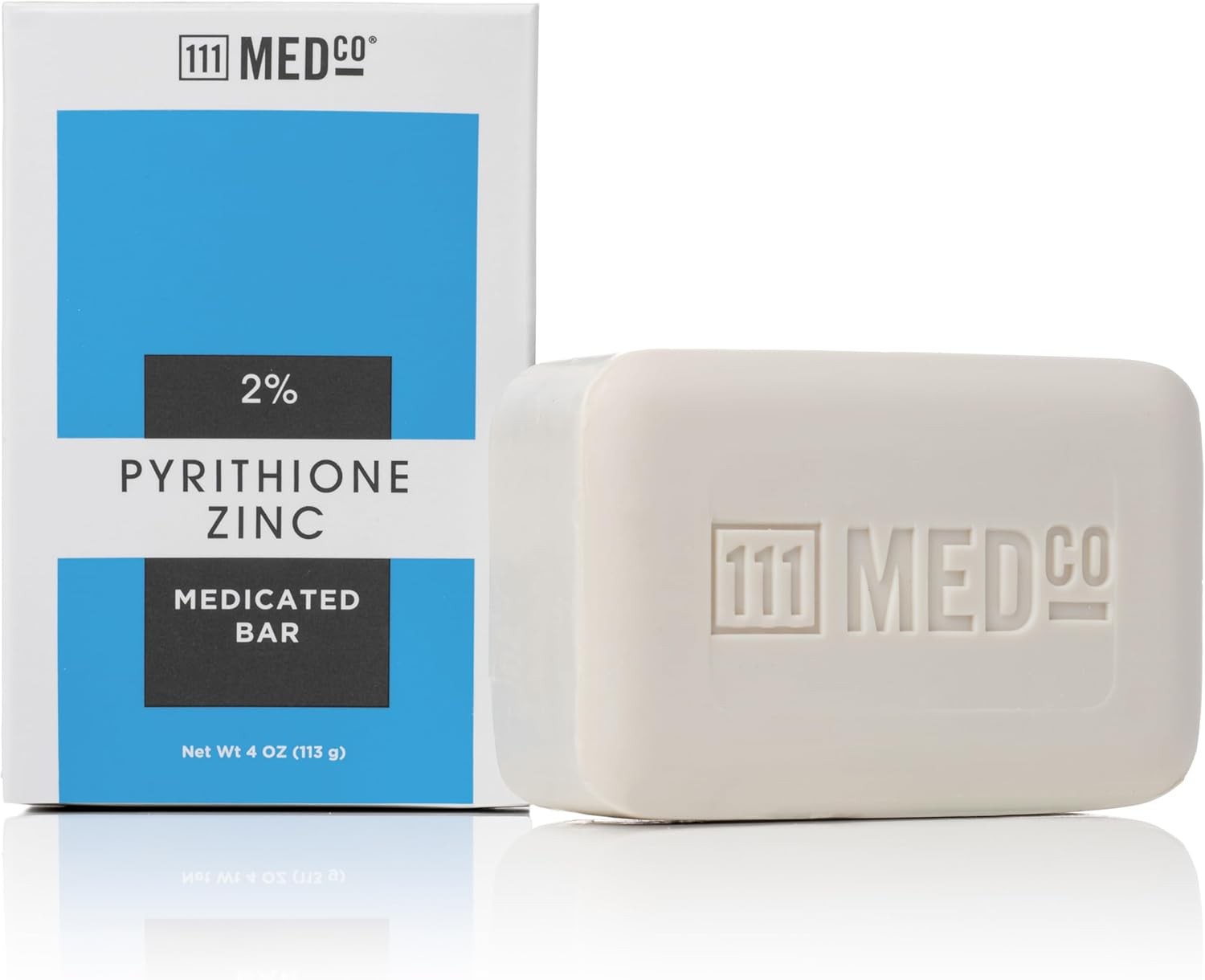 2% Pyrithione Zinc Medicated Cleansing Bar, Anti‑Dandruff Face, Scalp and Body