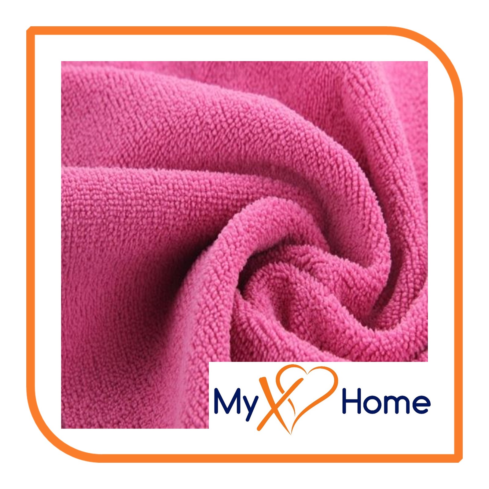 12 x 12 Pink Microfiber Towel(s) by MyXOHome