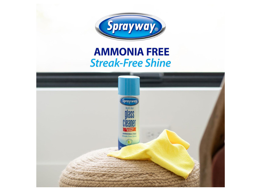 Sprayway Foaming Glass Cleaner 19 Oz Pack of 2 Ammonia Free Streak Free
