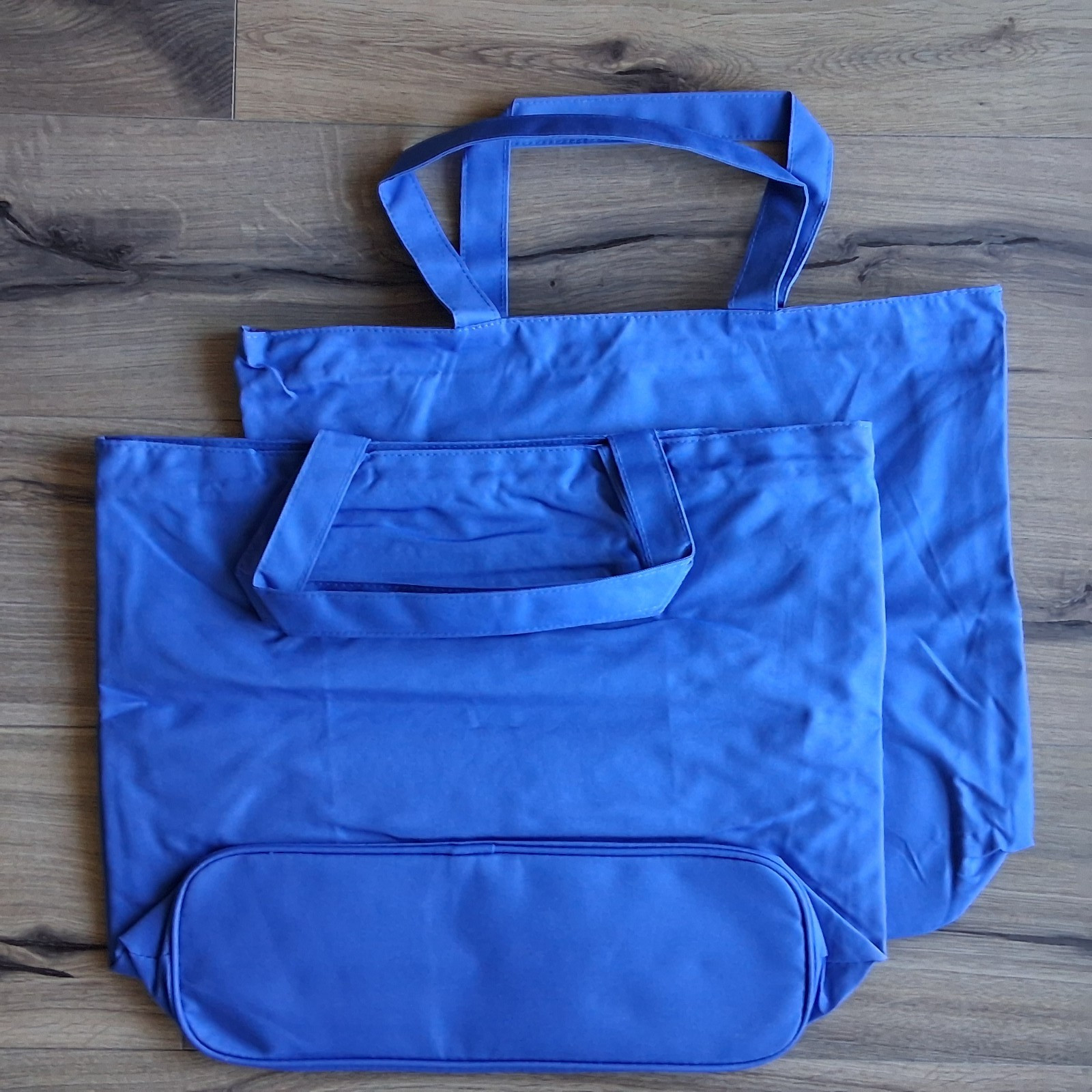 Norwex Branded Tote Bag | Royal Blue Zipper | 2-Pack | NEW Durable