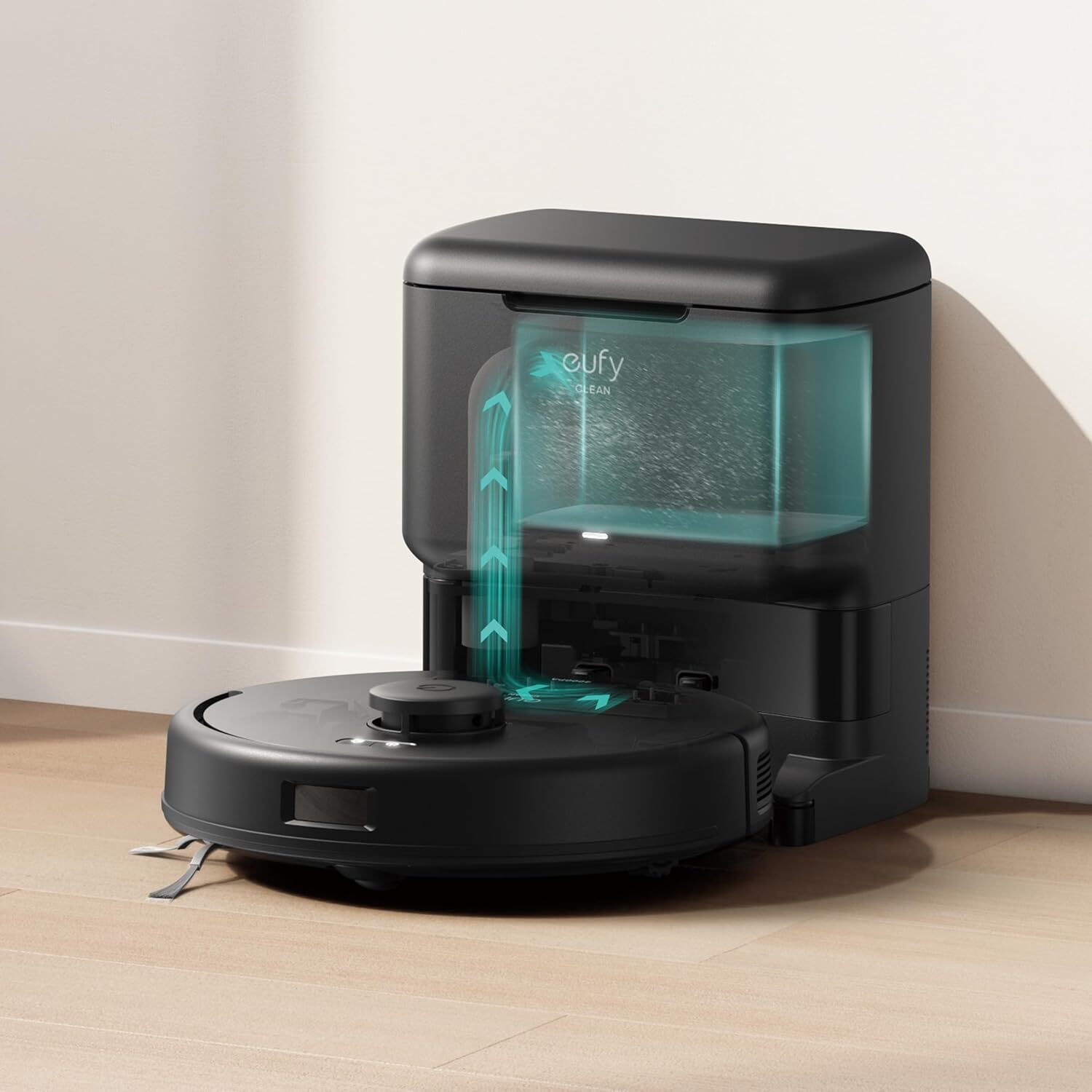 eufy RoboVac LR30 Hybrid+ Robot Vacuum Mop Cleaner Self Emptying 60 Days 3000Pa