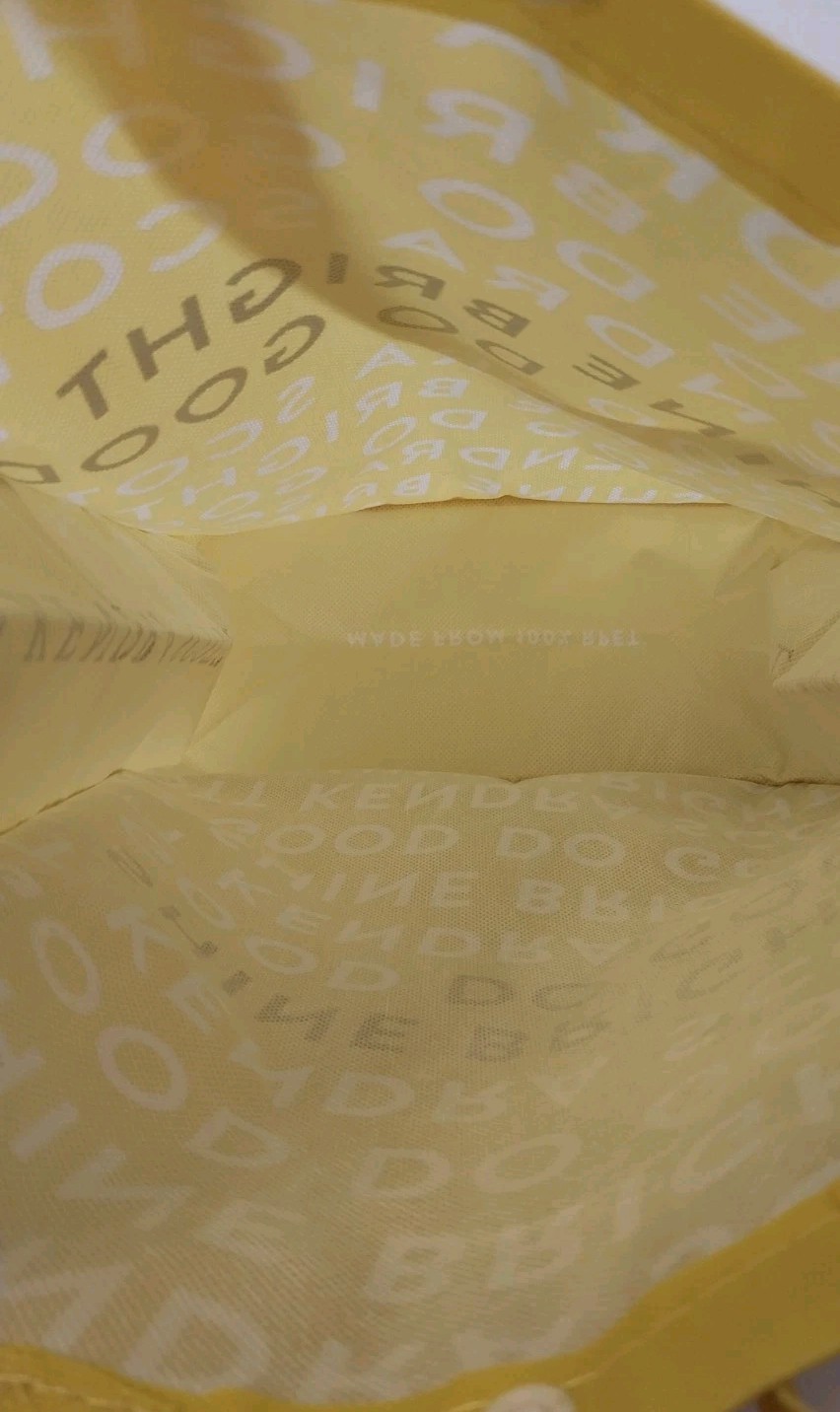Kendra Scott Limited Edition “Shine Bright Do Good” Reusable Tote Bag In Yellow