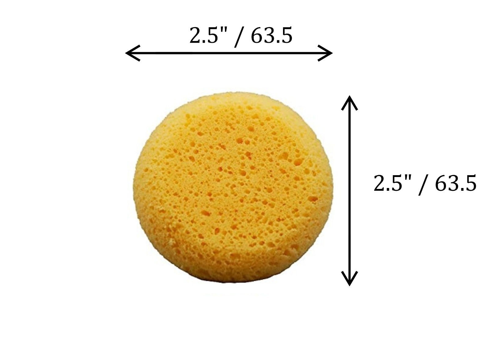 Sponge Assortment – Includes 6 Synthetic Sponges 2.5″ and 1 Large Grout Sponge