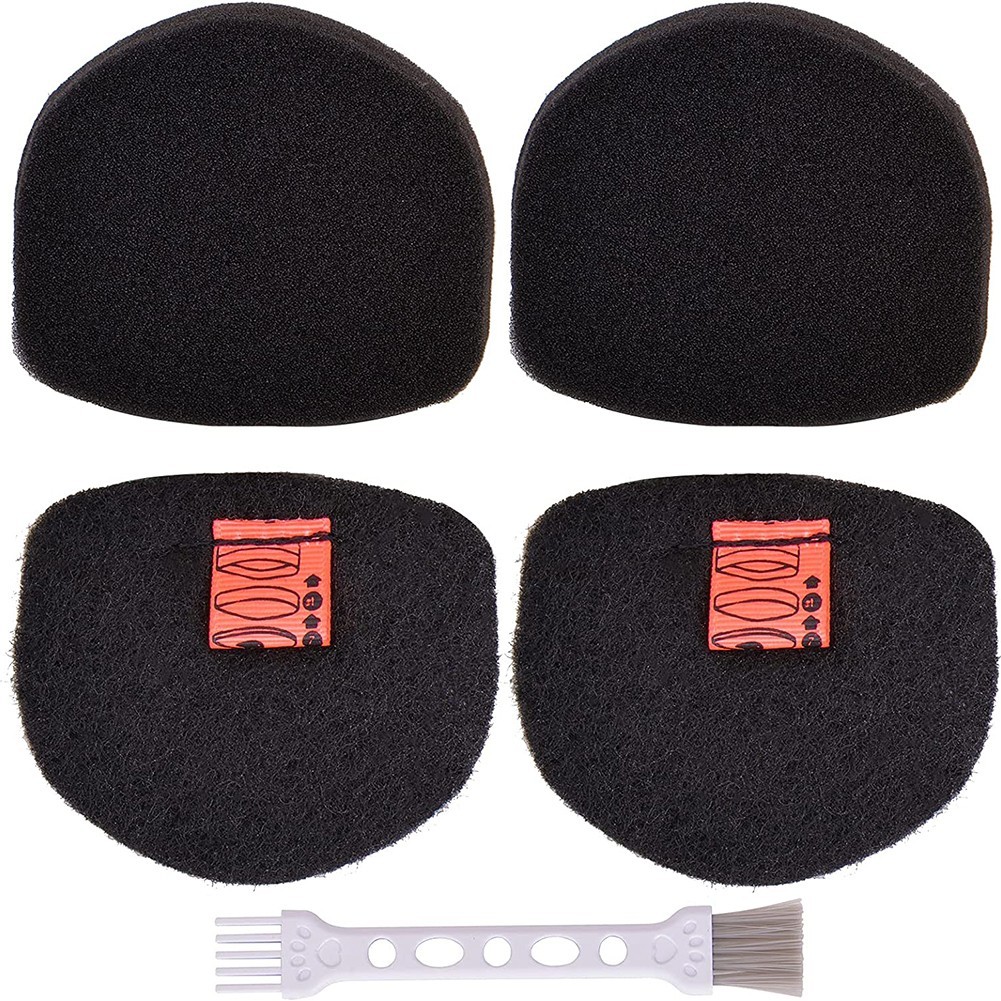 2 Pack Foam & Felt Filters For Shark CH901 CH950 CH951 CH951C CH900WM #XFTRCH900