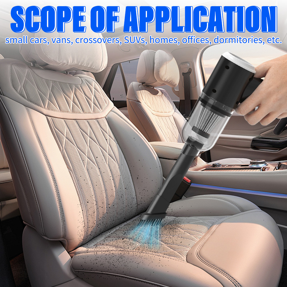 Electric Air Duster Mini Blower Vacuum Cleaner Dust for Car/PC/Keyboard/Pet/Home