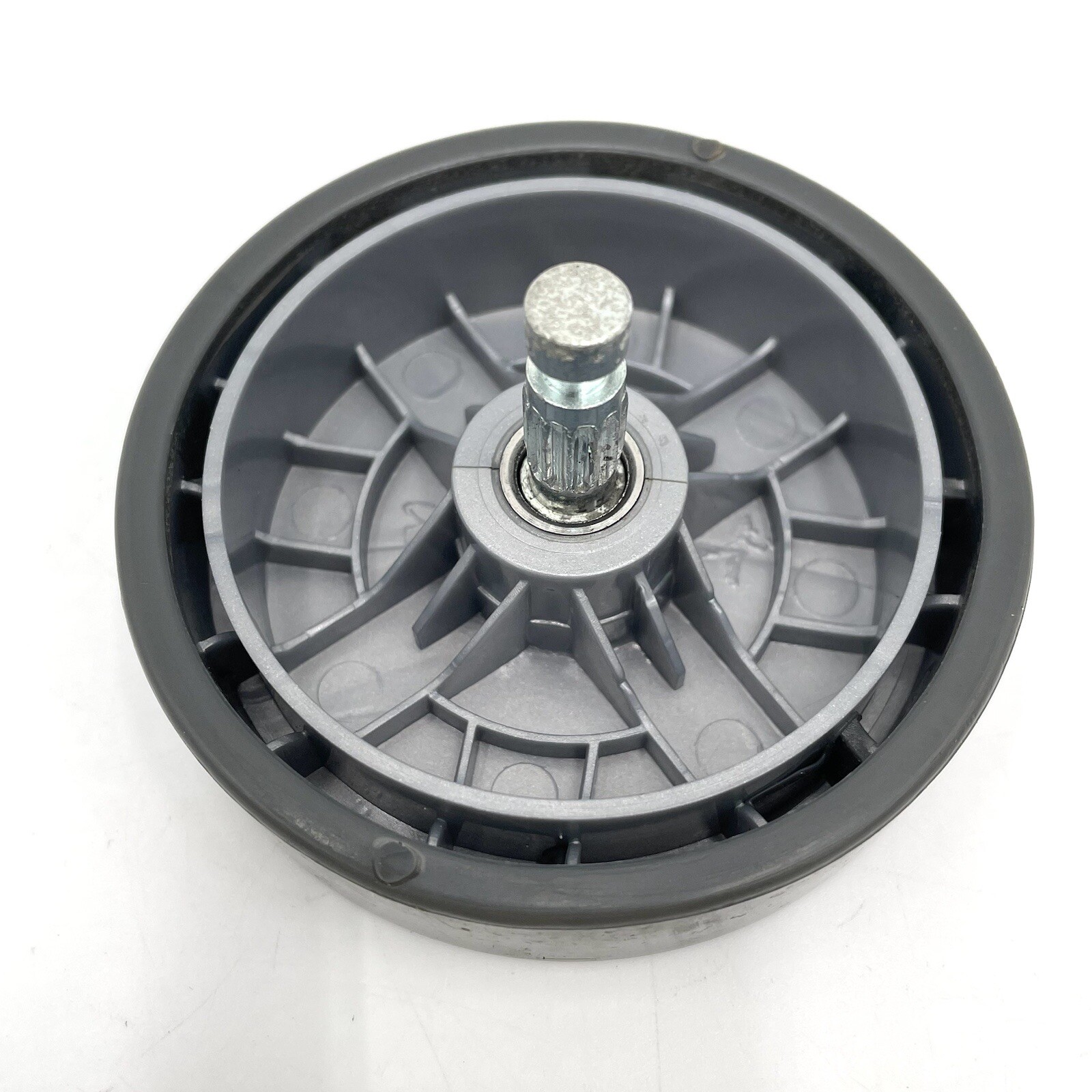 SHARK NV42 NV70 NV71 UV420 NV60 NV141 LEFT OR RIGHT WHEEL W/ PIN OEM PART GRAY