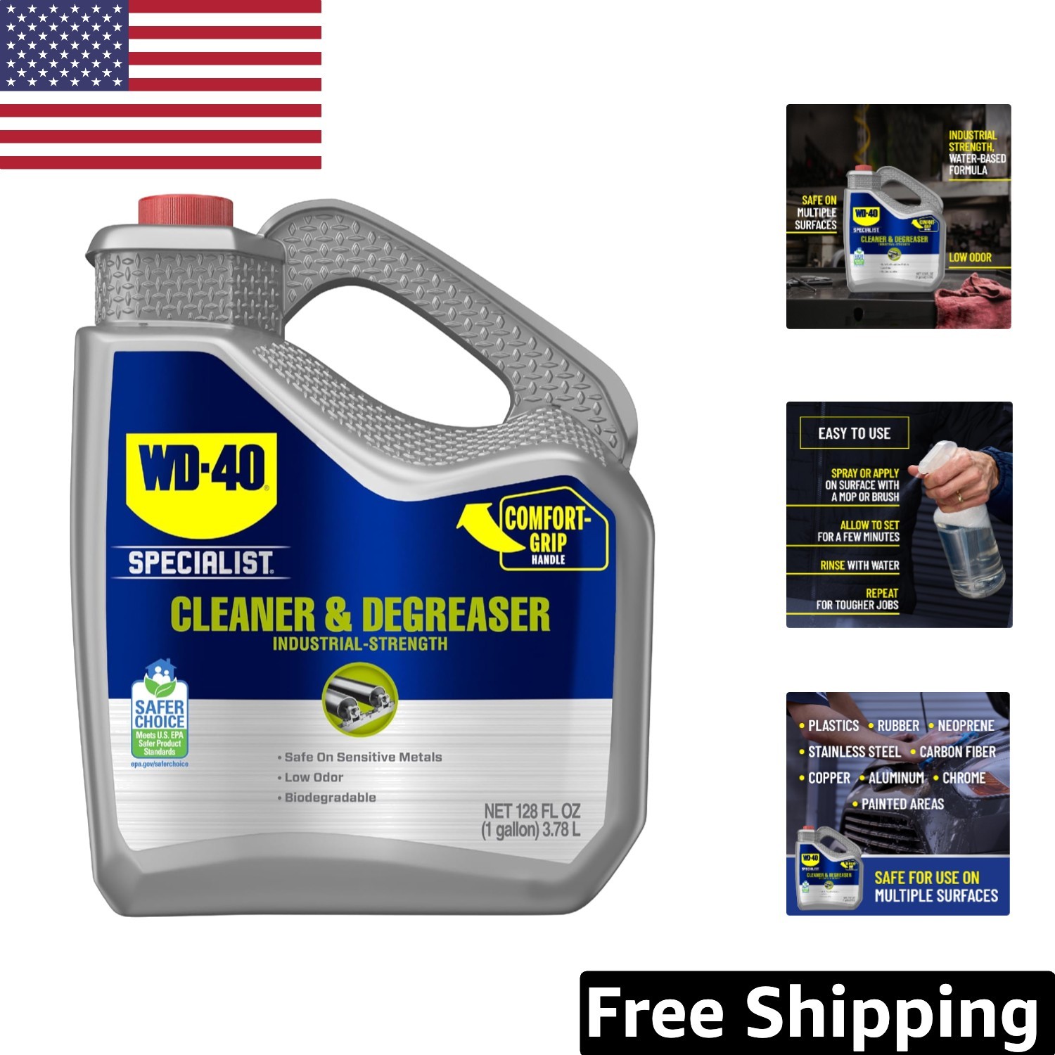 Eco-Conscious Multi-Surface Cleaner 1 Gallon – NSF Certified & Non-Abrasive