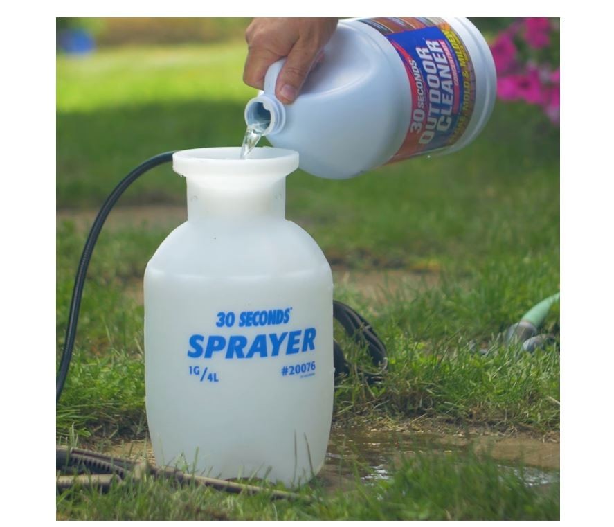 30 Seconds Outdoor Concentrate Algae Mold and Mildew Cleaner (1 Gallon) – 2 Pack