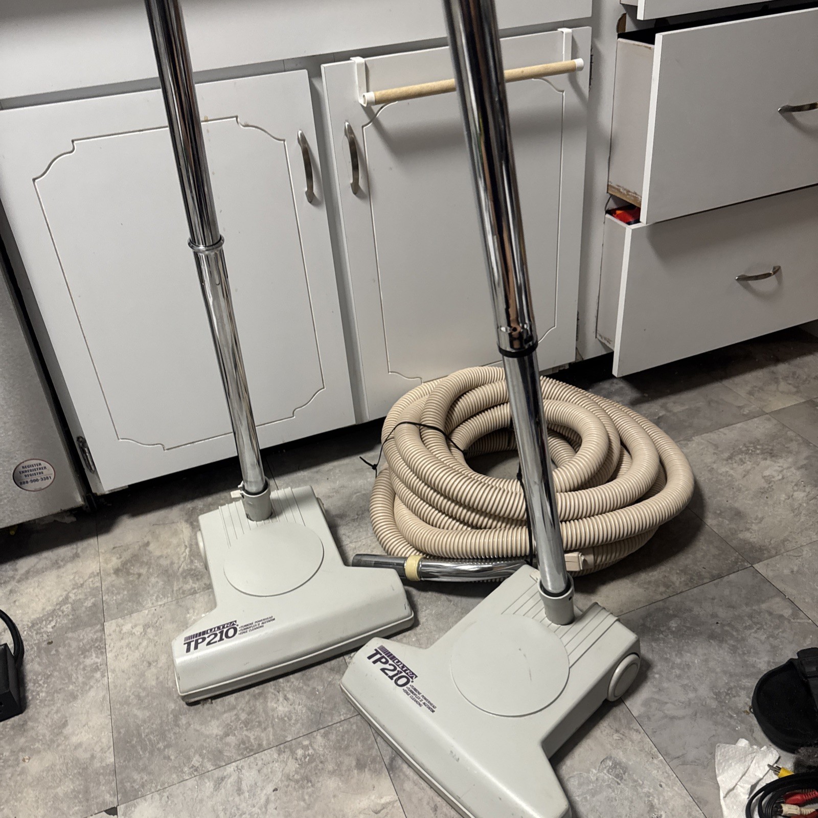 Lot Ultra TP 210 vacuum attachments and hose For Central Vac