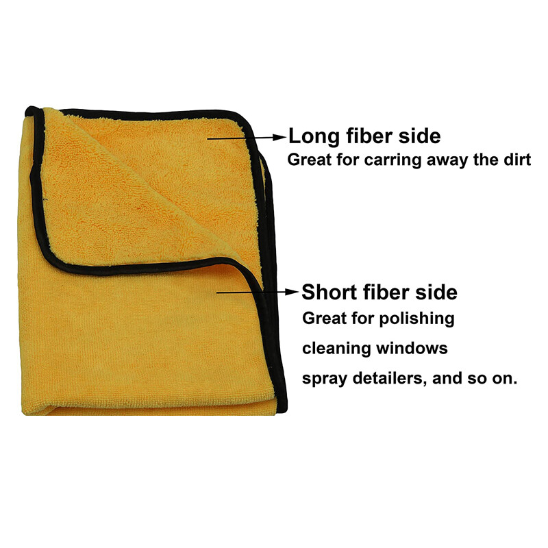 CarCarez 180PCS Microfiber Towels 16×16 380GSM Bulk Detailing Cloth Car Wash