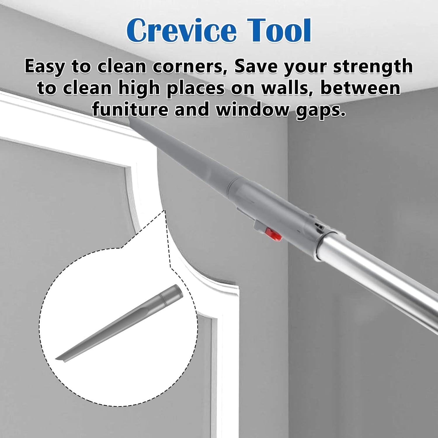 3 Pack Crevice Tool Dust Brush and Upholstery Tool Attachment Compatible
