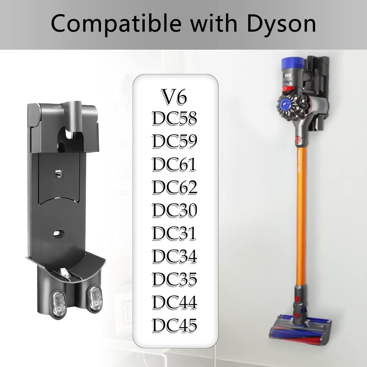 Charging Dock Station – Wall Mount Accessories for Dyson Vacuum Cleaner V6