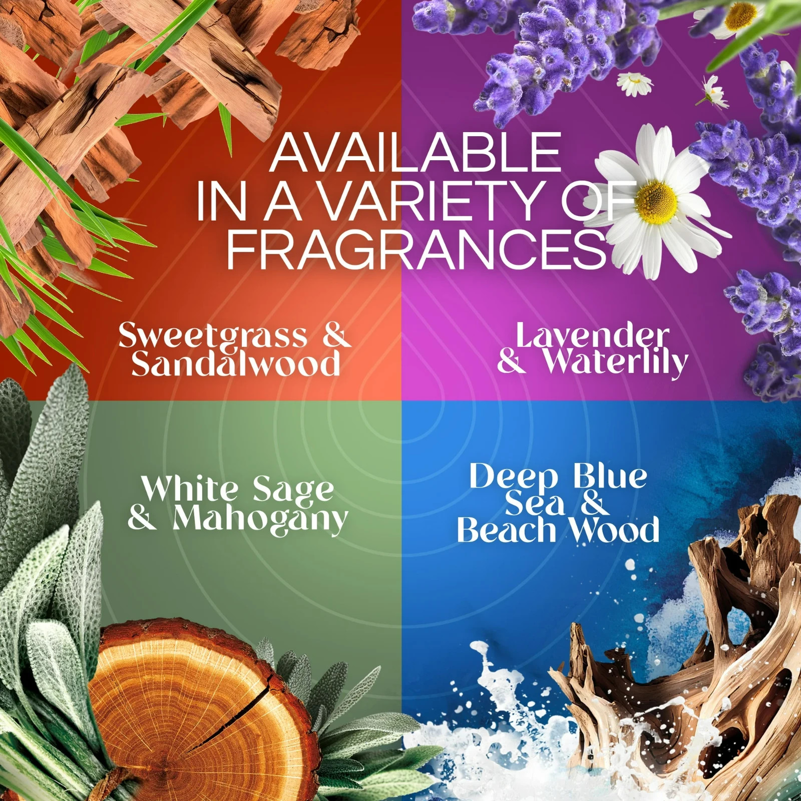 AIR WICK Scented Oil – Vibrant Refill Cotton & White Lotus 5 ct. Pack of 2