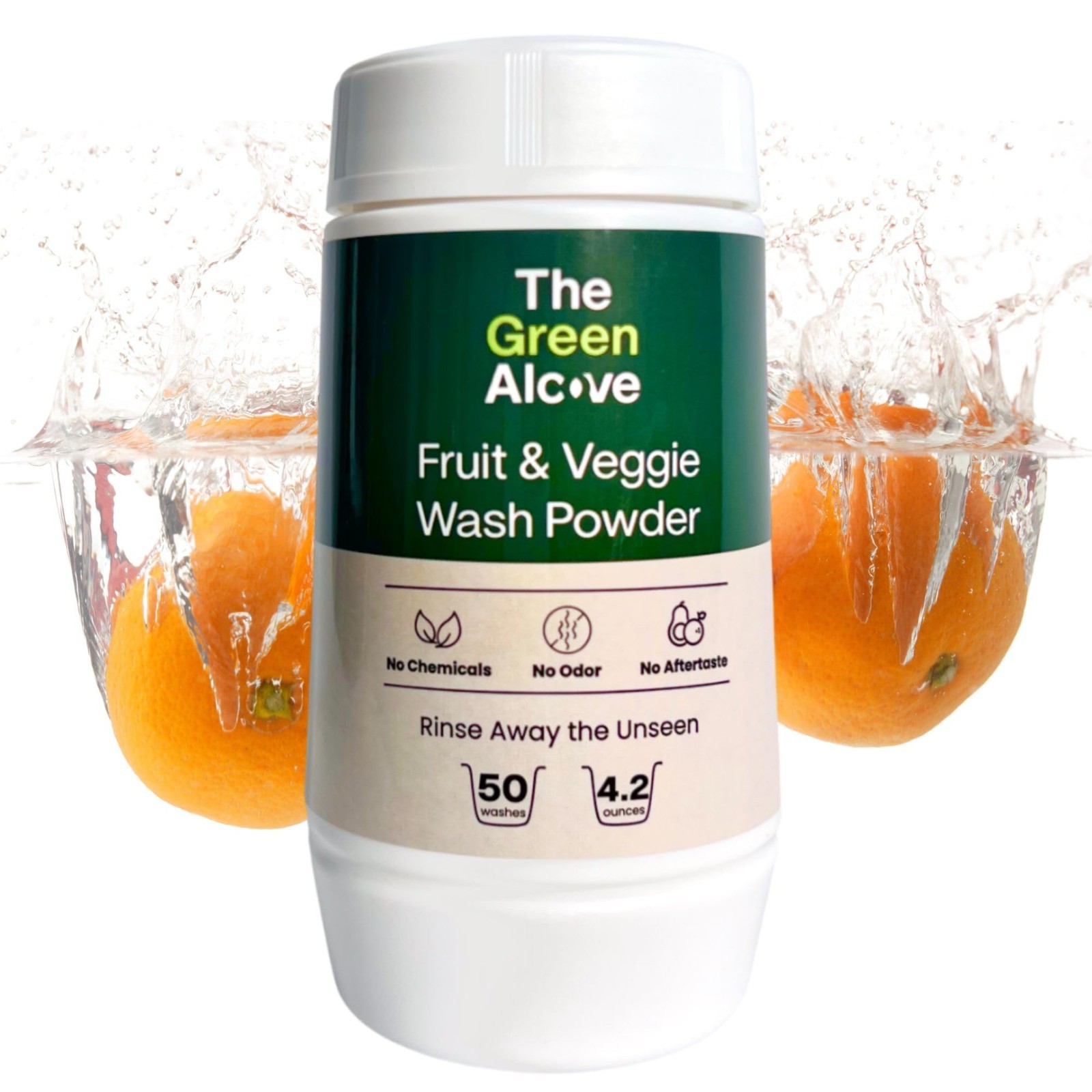 Natural Fruit & Vegetable Wash Powder – Produce Cleaner, Dirt & Residue Remover