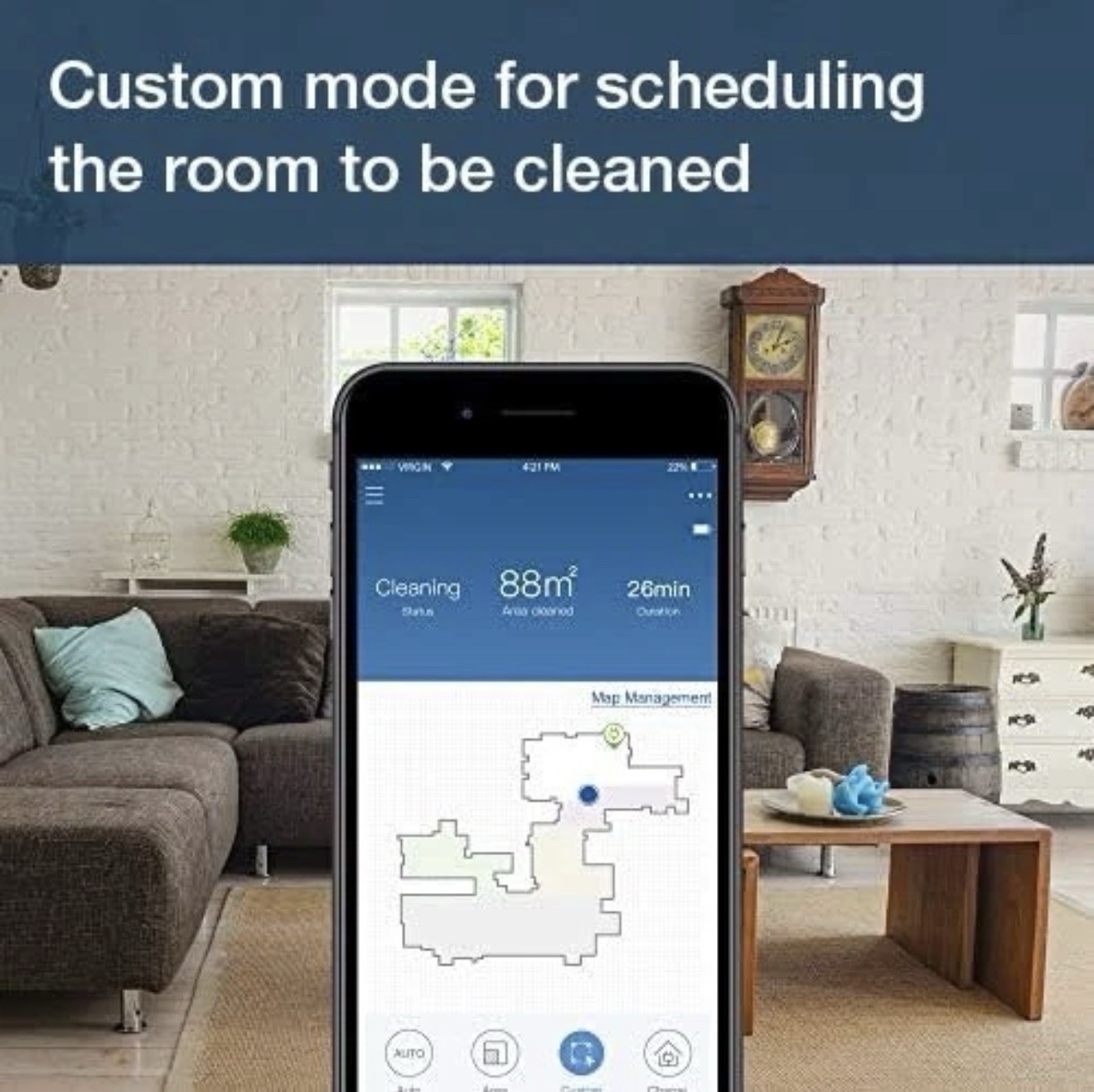 ECOVACS Deebot OZMO 920 2-in-1 Mopping Robotic Vacuum Cleaner Wi-Fi Smart App