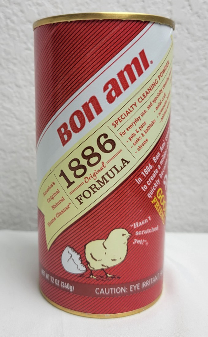 Bon Ami Scratch-Free Cleaning Powder 12 oz – 1886 Original Formula Made in USA