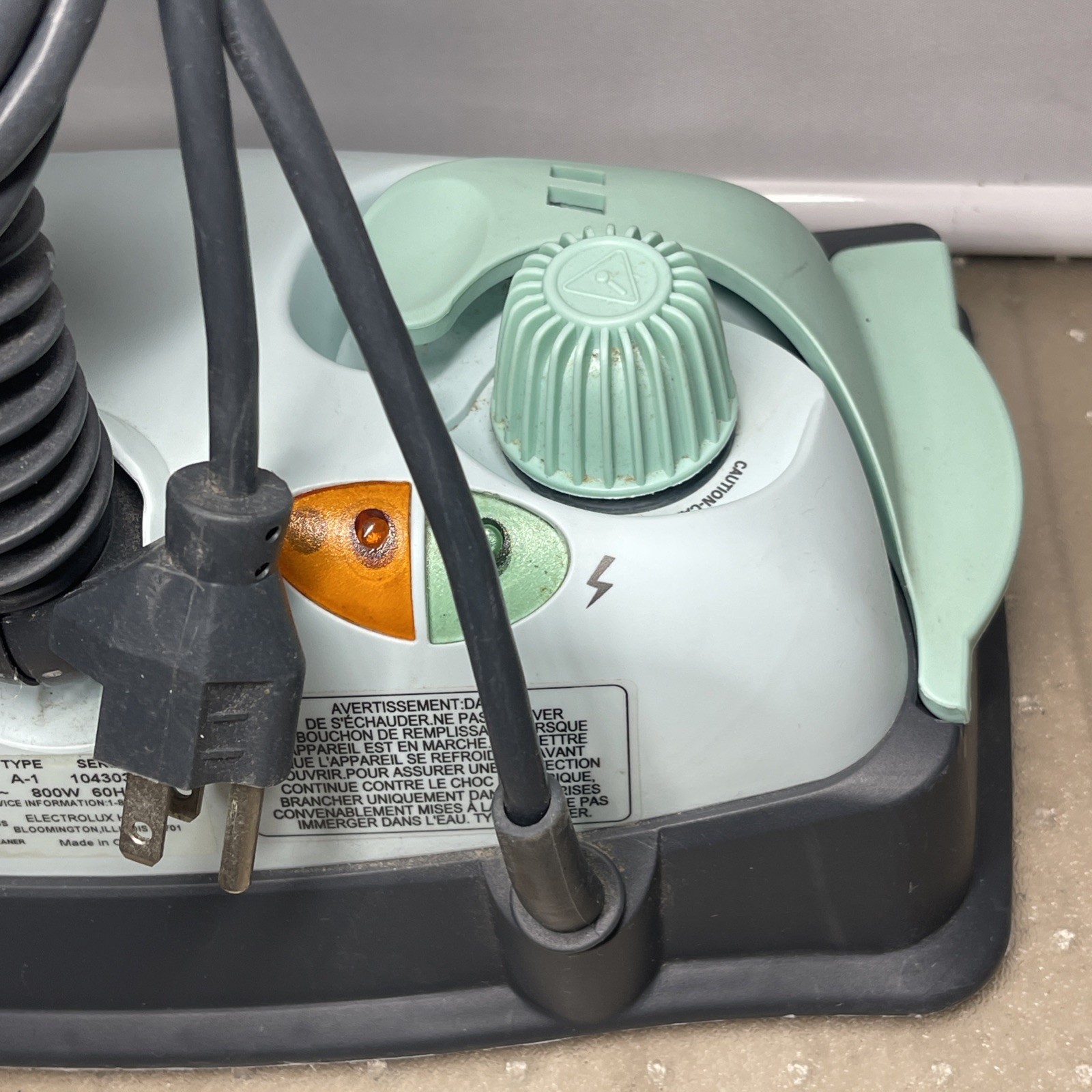 TESTED WORKING Eureka Enviro Steamer # 313 Floor Hard Surface Cleaner Steam Mop
