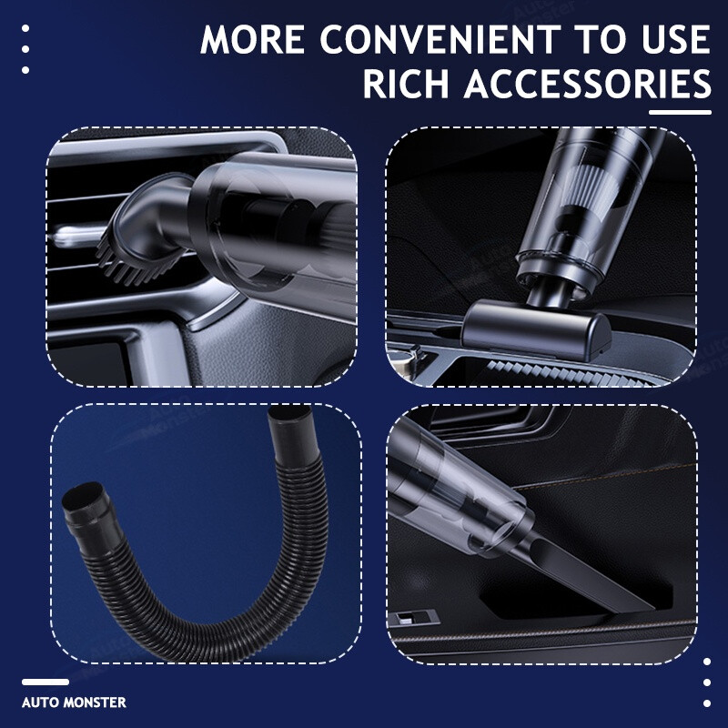 13000PA Cordless Vacuum Cleaner 120W Portable Vacuum Car Handheld Vacuum Recharg