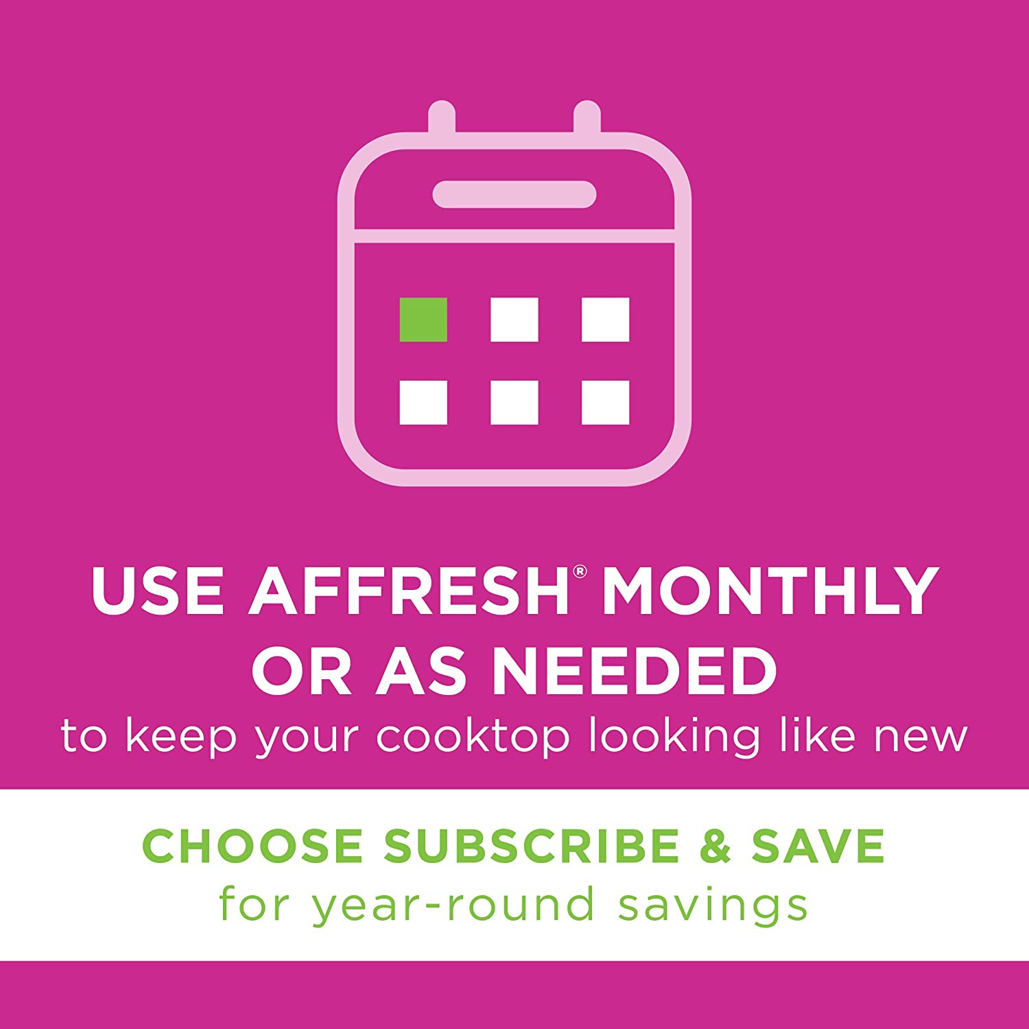 Affresh Cooktop Cleaning Kit, 5 Oz Cleaner, 5 Pads, 1 Scraper