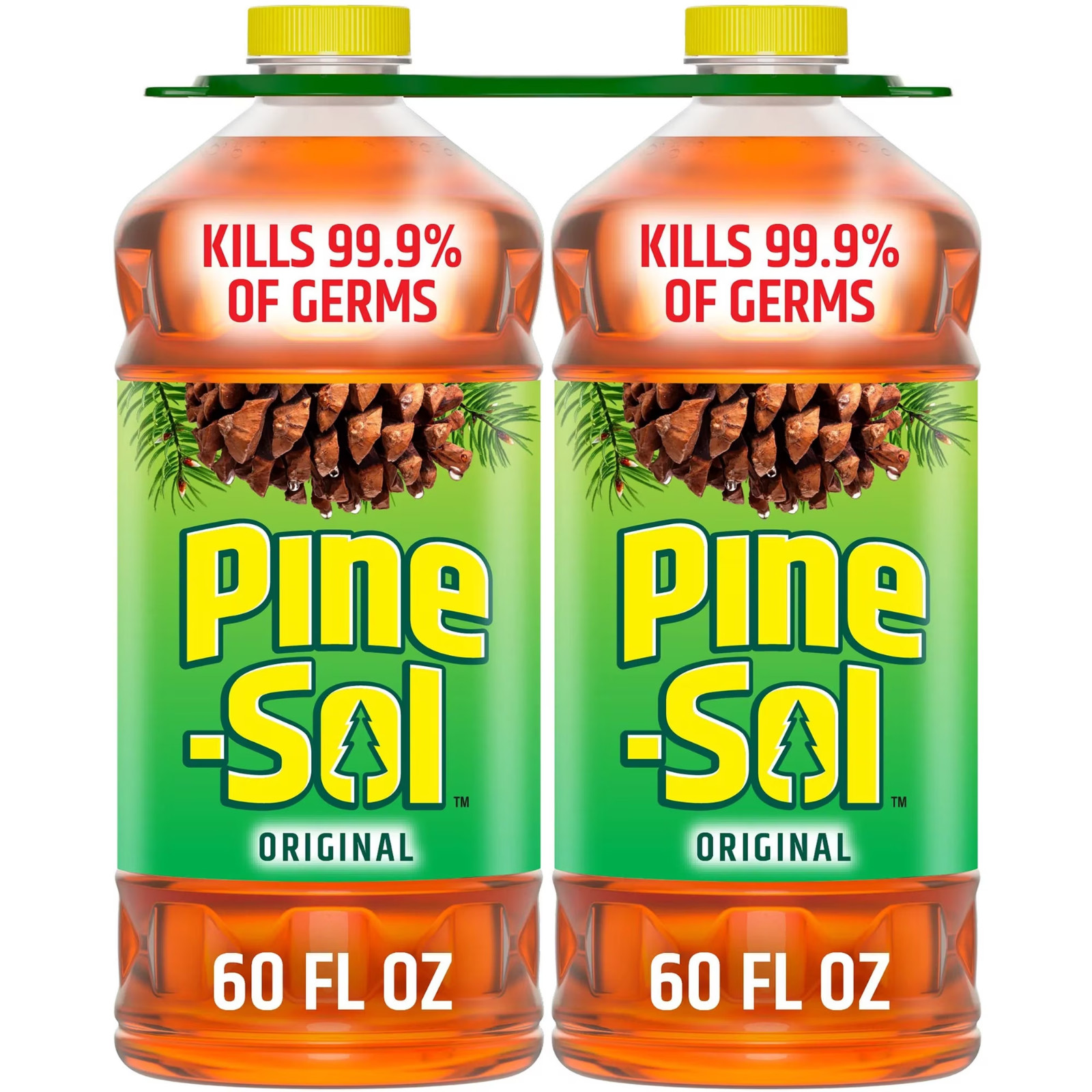 Pine-Sol Multi-Surface Cleaner – 2X Concentrated Original 2 Count x 60 Fl Oz