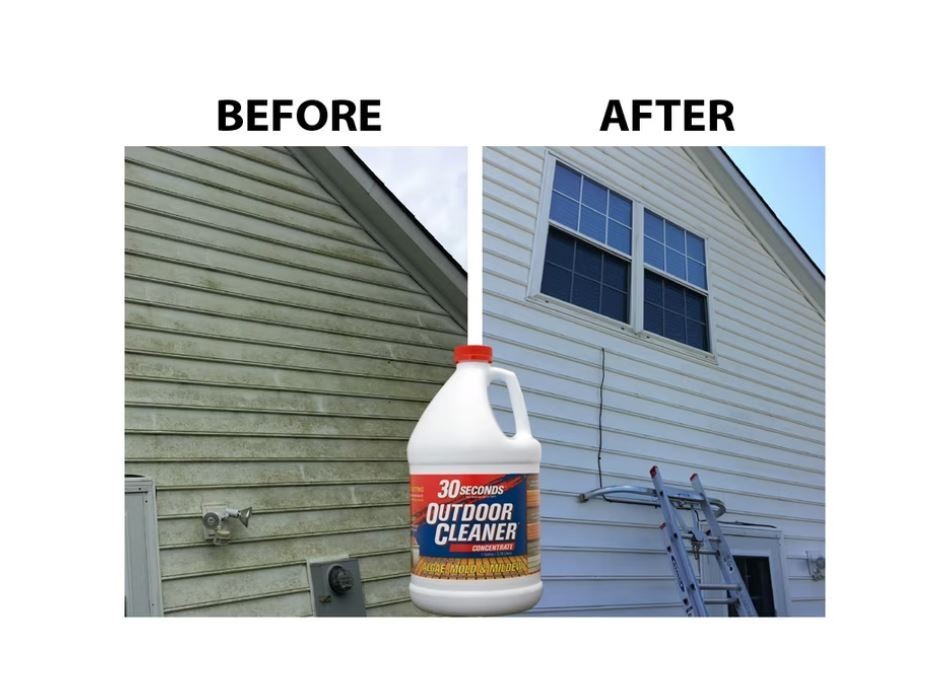 30 Seconds Outdoor Concentrate Algae Mold and Mildew Cleaner (1 Gallon) – 2 Pack