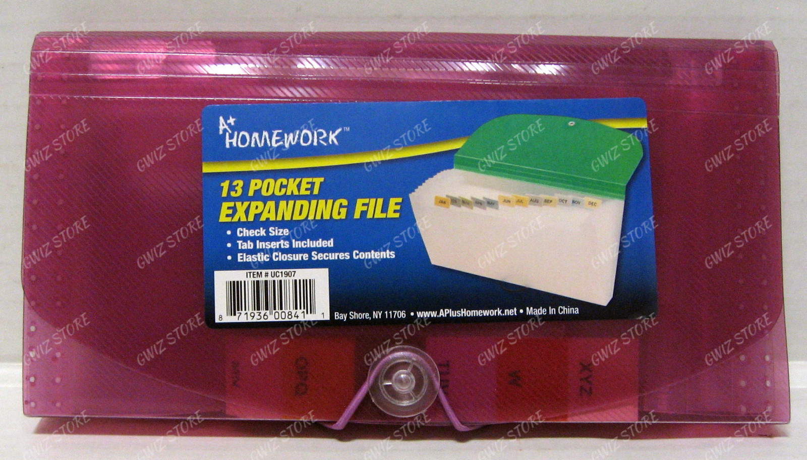 Coupon Organizer Holder Expanding File 13 Pocket Wallet Organizer Purse Carrier