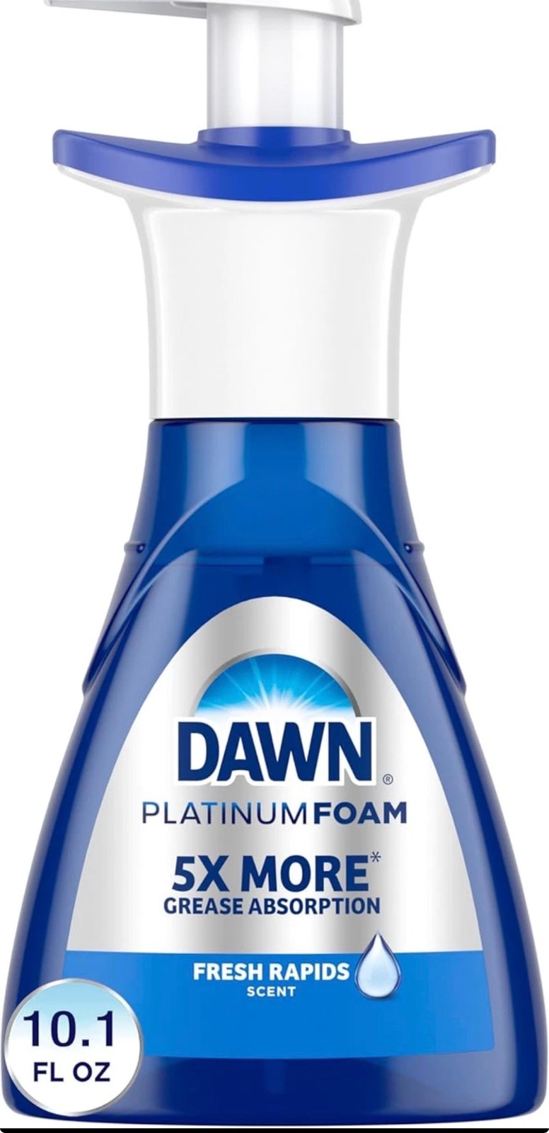 Dawn Dishwashing Foam, 3 Refills (30.9 FL oz each) + 1 pump (10.1 FL oz).
