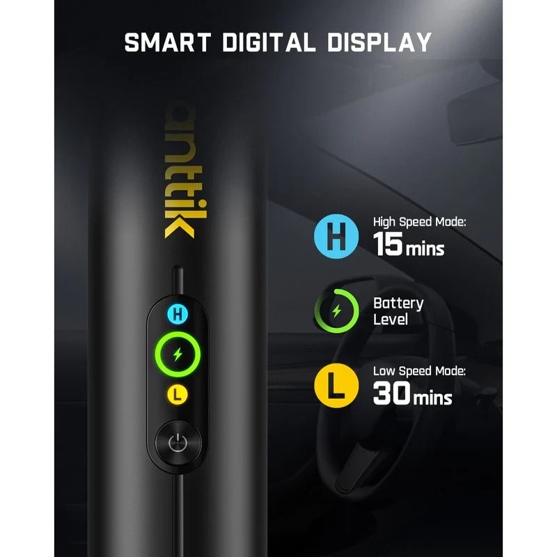 Fanttik Slim V10 APEX Cordless Car Vacuum 4-in-1 Multi-Function One-Button Dust